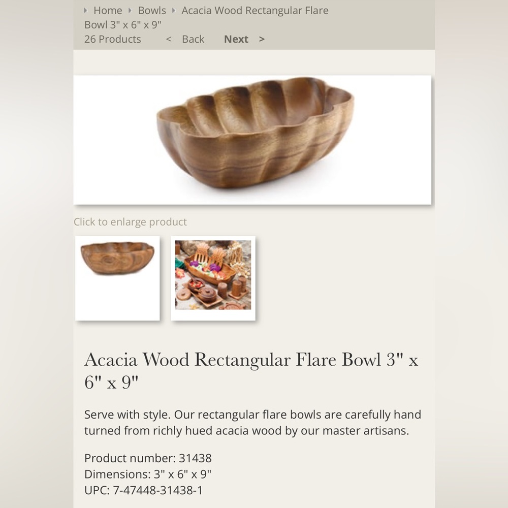 Island Woods Monkeypod bowl